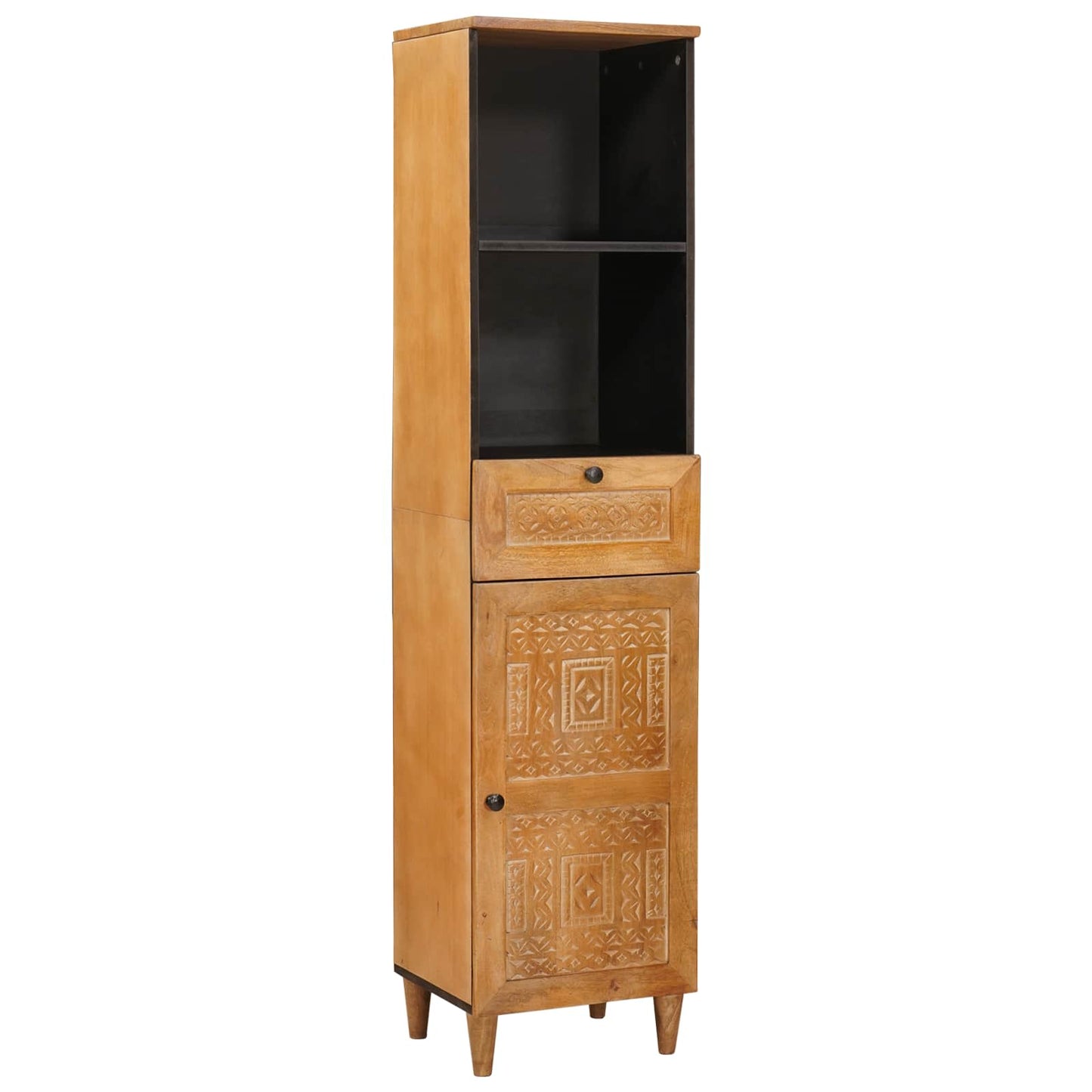vidaXL Σετ Επίπλων Μπάνιου 4 τμχ. Καφέ 38 x 33 x 160 εκ.