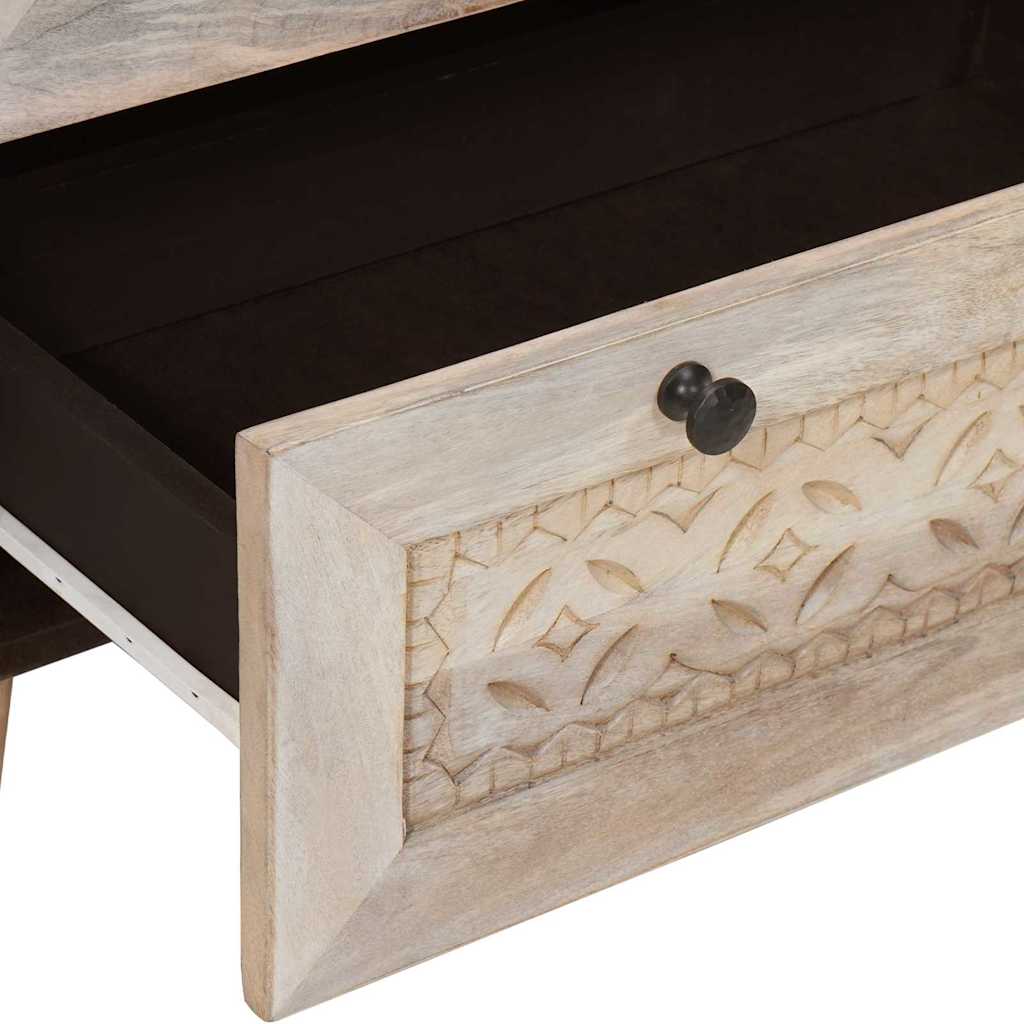 vidaXL Πλαϊνό γραφείο 3 pcs Λευκό 180 x 33,5 x 75 εκ.