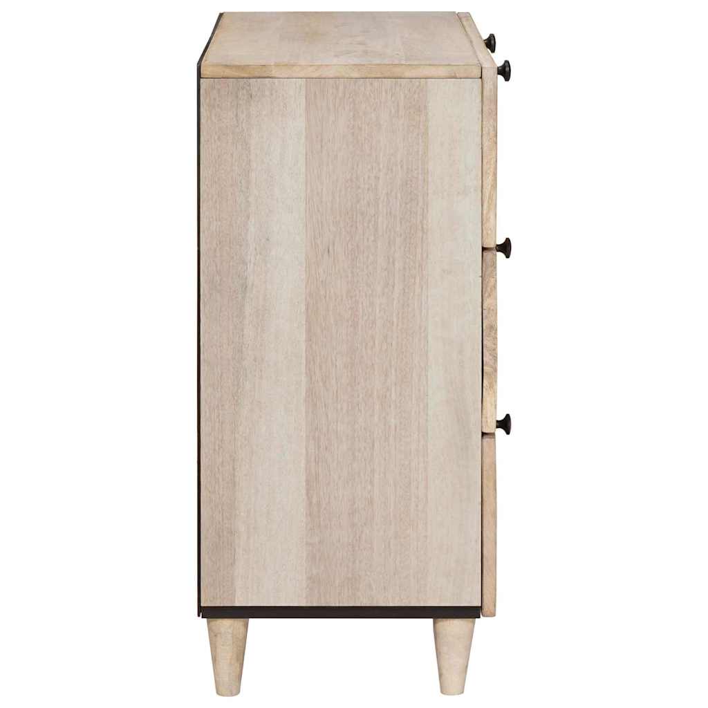 vidaXL Πλαϊνό γραφείο 3 pcs Λευκό 180 x 33,5 x 75 εκ.