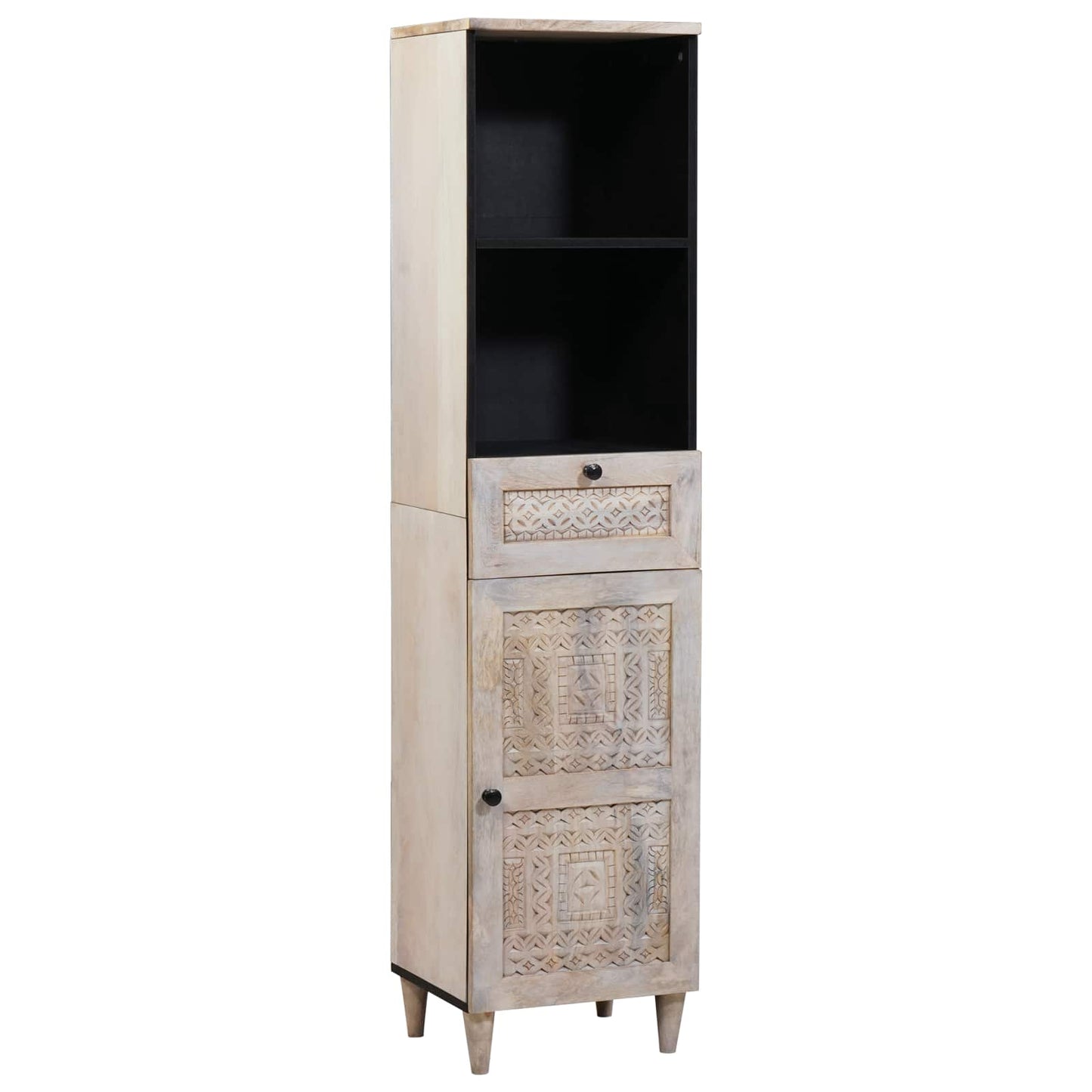 vidaXL Σετ Επίπλων Μπάνιου 3 τμχ. Λευκό 38 x 33 x 160 εκ.