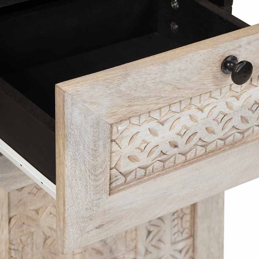 vidaXL Σετ Επίπλων Μπάνιου με συρτάρι 4 pcs Λευκό 38 x 33 x 160 εκ.