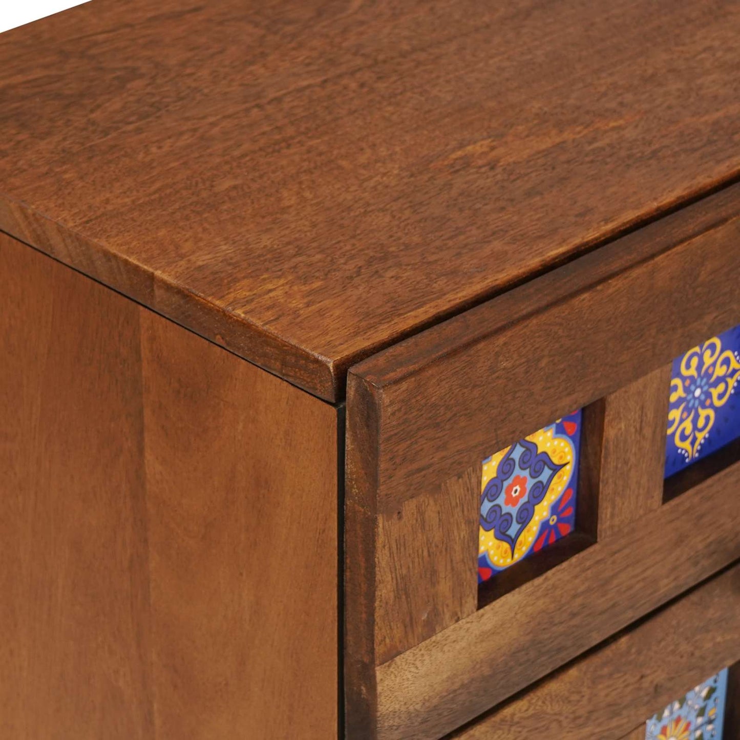 vidaXL Πλαϊνό γραφείο 2 pcs Καρυδιά 60 x 33,5 x 75 εκ.