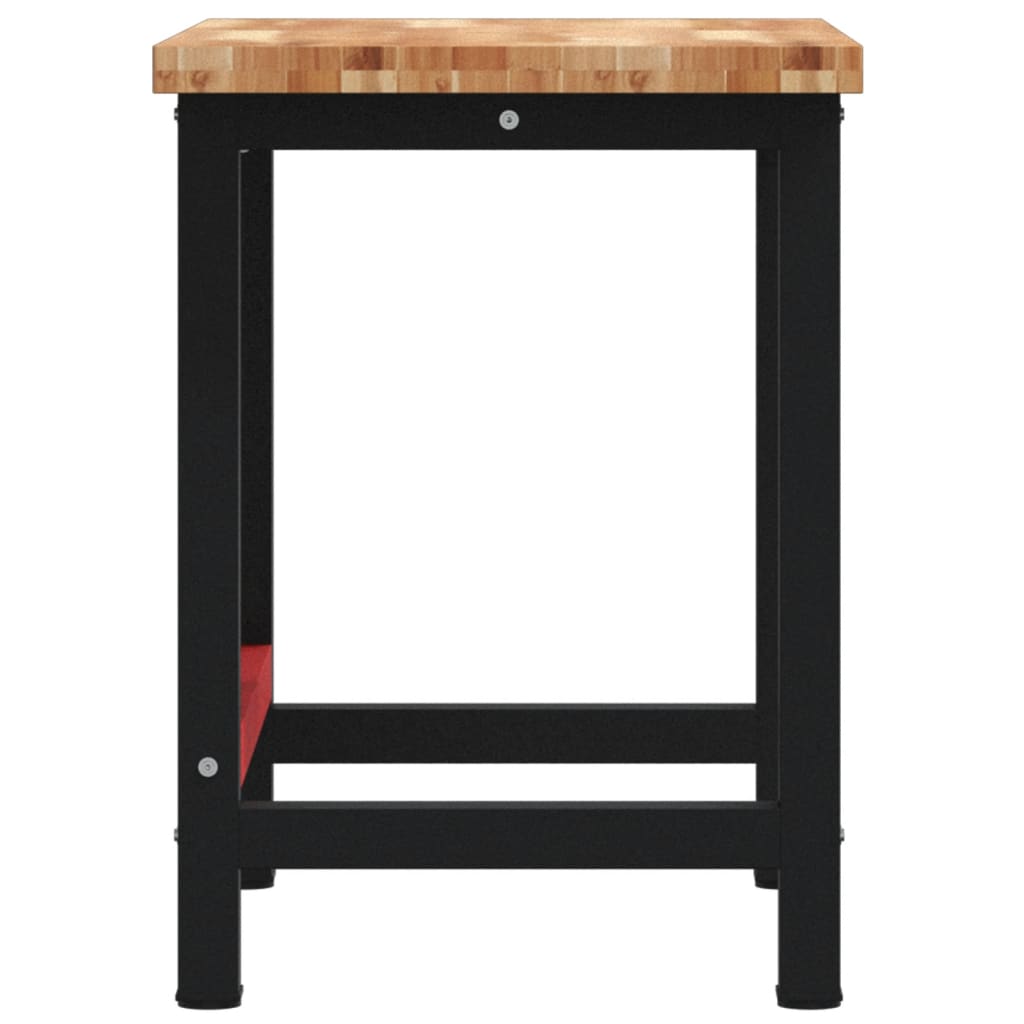 vidaXL Πάγκος Εργασίας Ορθογώνιος 100x60x83 εκ. από Μασίφ Ξύλο Ακακίας