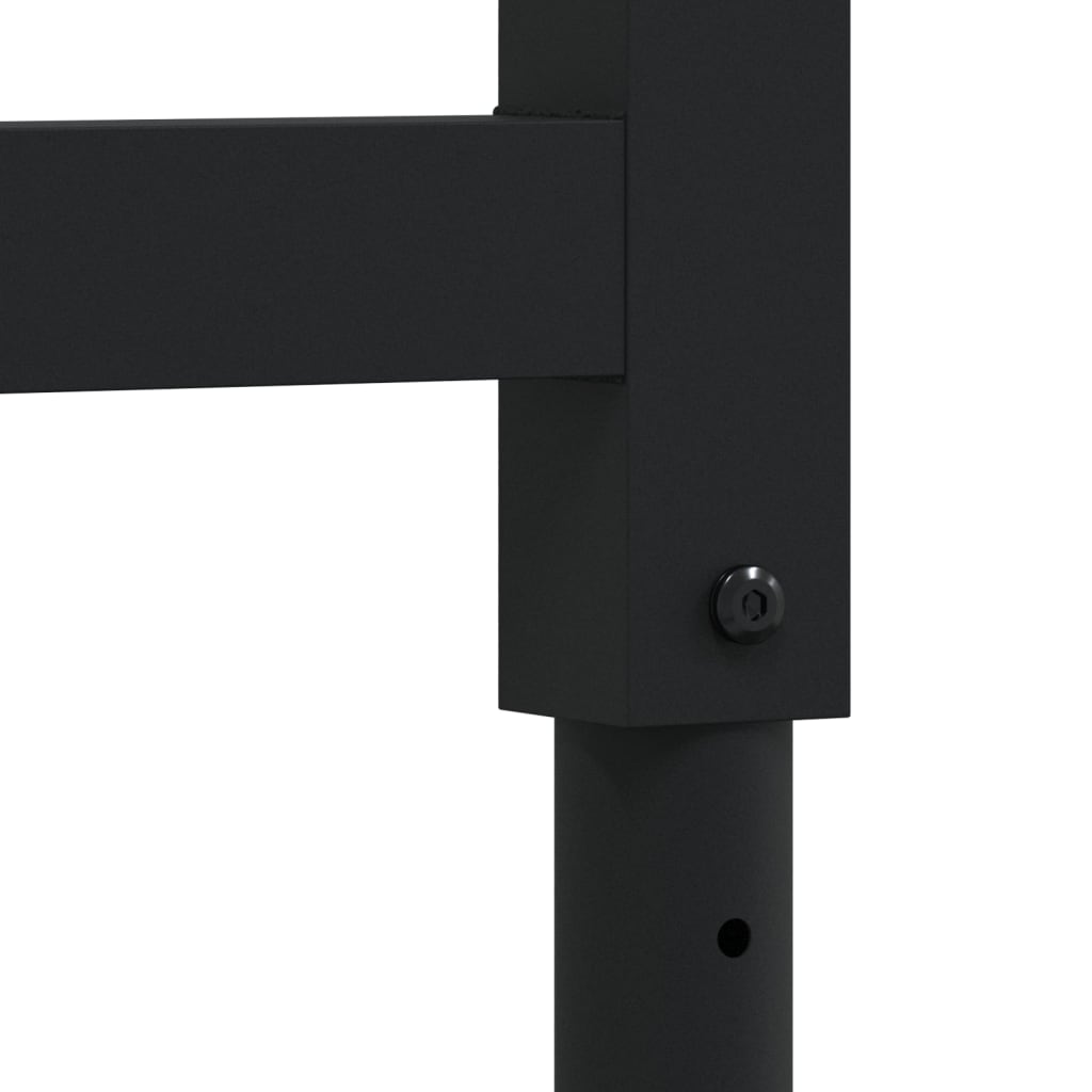 vidaXL Πάγκος Εργασίας Ορθογώνιος 80x60x(73-99,5)εκ Μασίφ Ξύλο Ακακίας