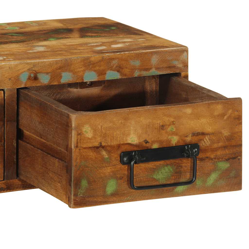 vidaXL Επίτοιχο ντουλάπι τηλεόρασης 60x30x19cm Ξύλο μασίφ αναγεννημένο