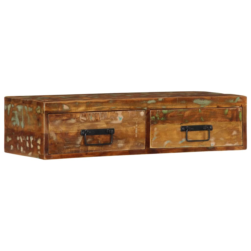 vidaXL Επίτοιχο ντουλάπι τηλεόρασης 80x30x19cm Ξύλο μασίφ αναγεννημένο