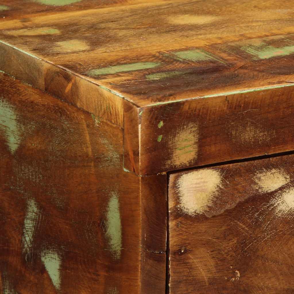 vidaXL Επίτοιχο ντουλάπι τηλεόρασης 80x30x19cm Ξύλο μασίφ αναγεννημένο