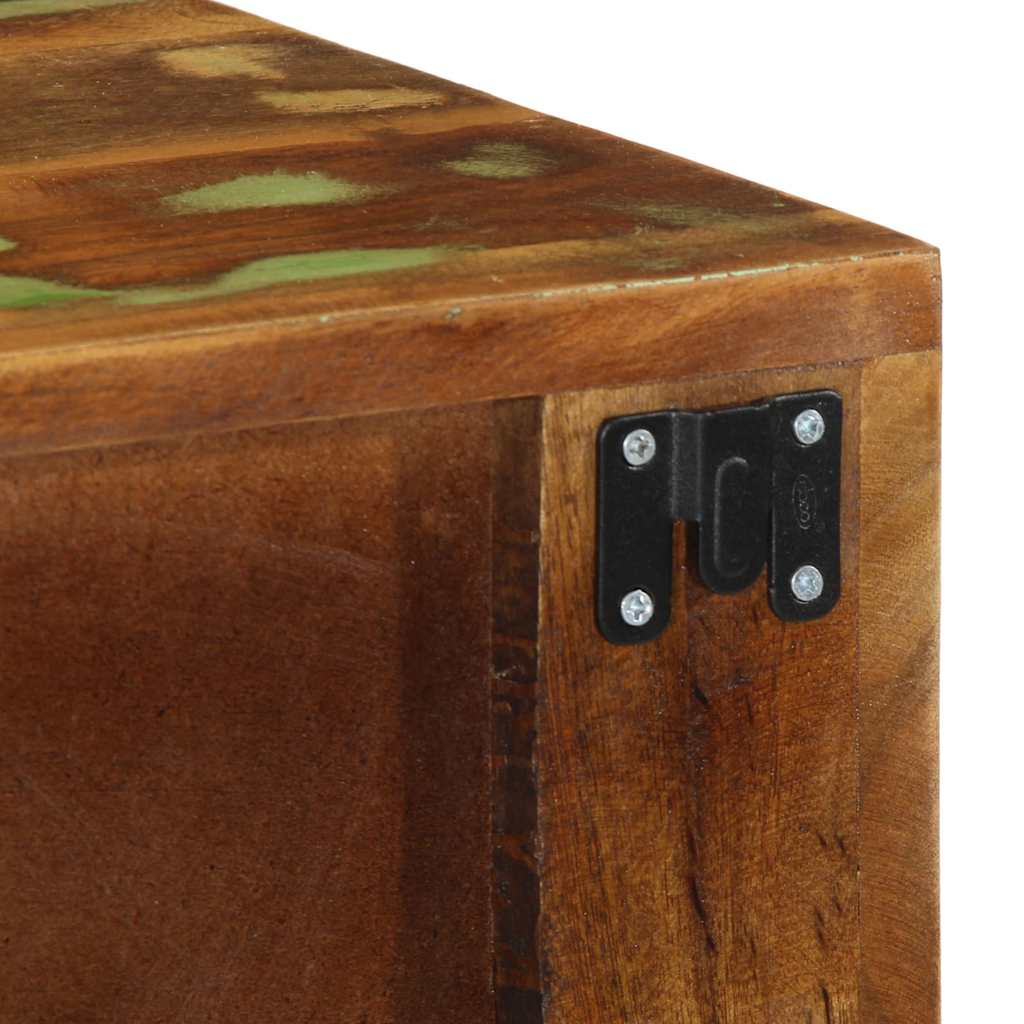 vidaXL Επίτοιχο ντουλάπι τηλεόρασης 80x30x19cm Ξύλο μασίφ αναγεννημένο