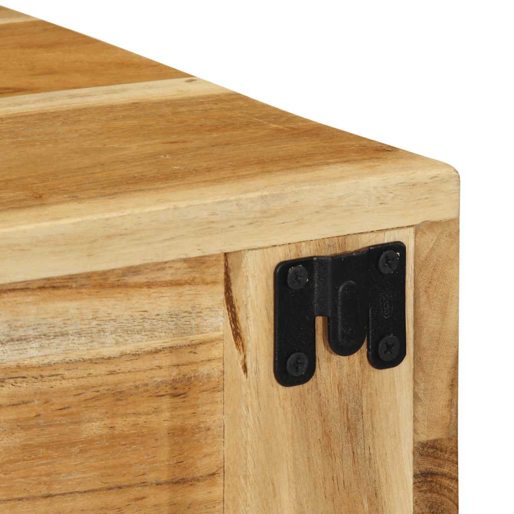 vidaXL Επίτοιχο ντουλάπι τηλεόρασης 40x30x19 cm Μασίφ ξύλο ακακίας