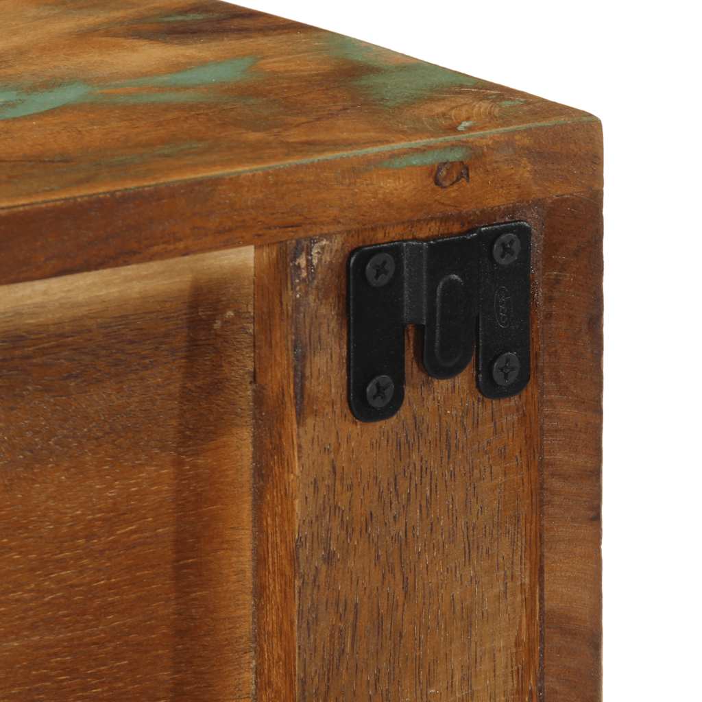 vidaXL Επίτοιχο ντουλάπι τηλεόρασης 60x30x19cm Ξύλο μασίφ αναγεννημένο