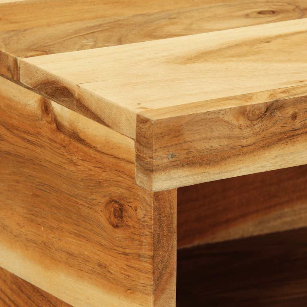 vidaXL Επίτοιχο ντουλάπι τηλεόρασης 60x30x19 cm Μασίφ ξύλο ακακίας