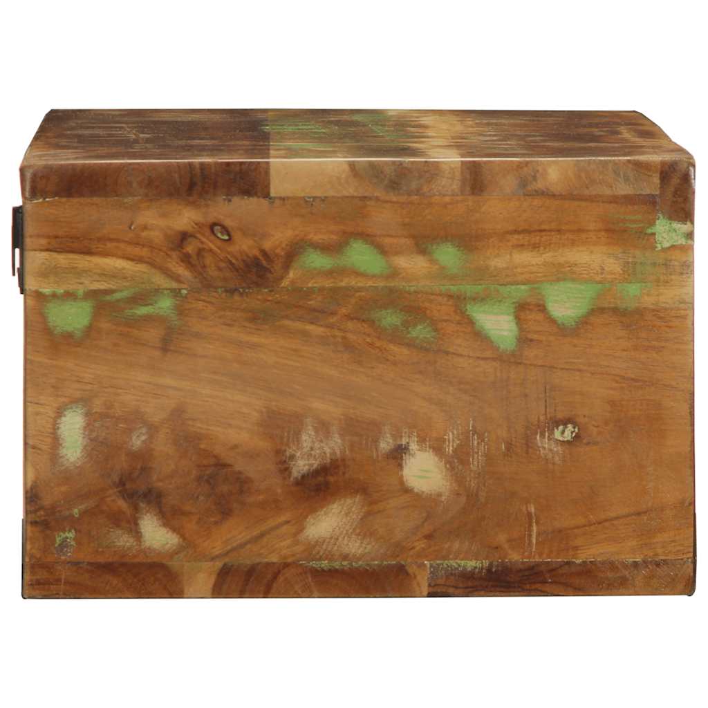 vidaXL Επίτοιχο ντουλάπι τηλεόρασης 80x30x19cm Ξύλο μασίφ αναγεννημένο