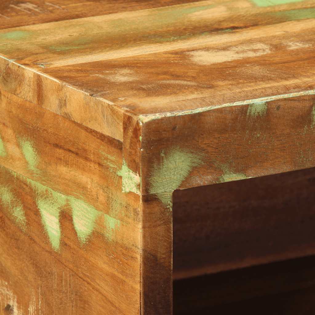 vidaXL Επίτοιχο ντουλάπι τηλεόρασης 80x30x19cm Ξύλο μασίφ αναγεννημένο