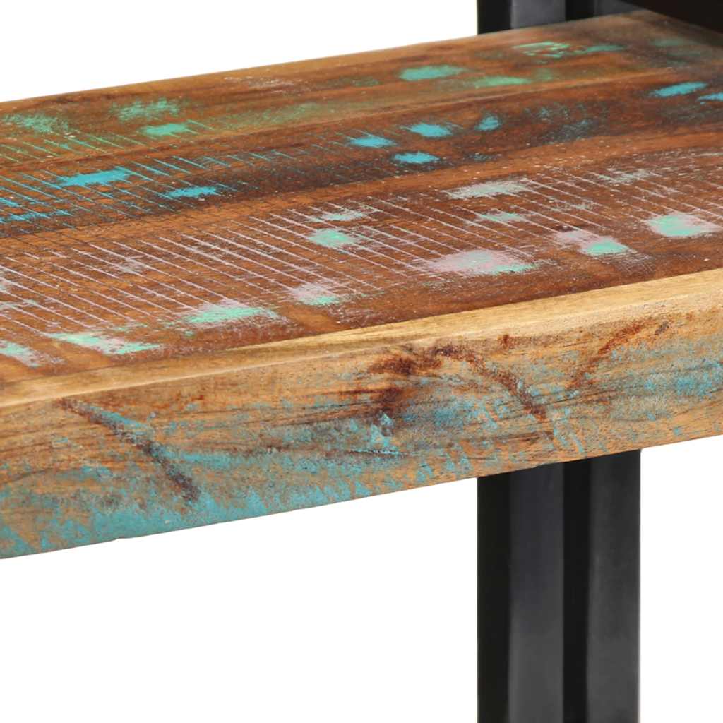 vidaXL Ράφι τοίχου Πολύχρωμο μασίφ ξύλο αναγεννημένο