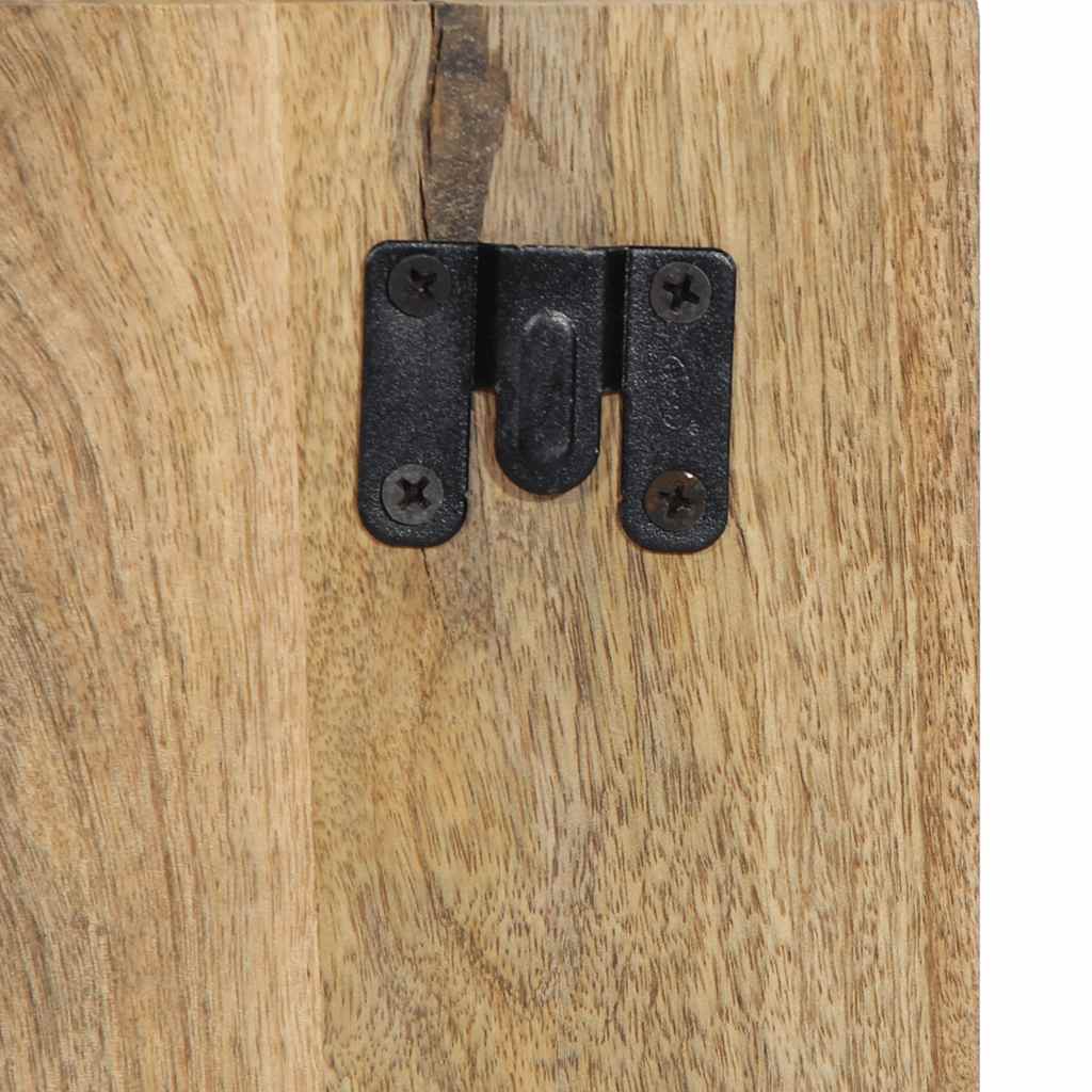 vidaXL Κομοδίνο 50x27x50 cm Στερεό ακατέργαστο ξύλο Μάνγκο