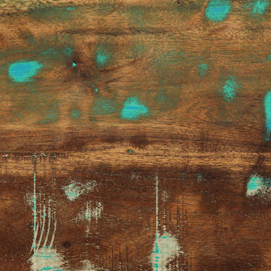 vidaXL Κομοδίνο Πολύχρωμο ντουλάπι 50x27x50cm Στερεό ξύλο αναγεννημένο