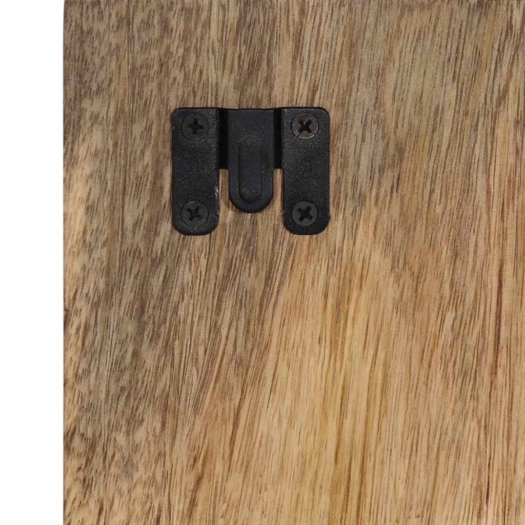 vidaXL Κομοδίνο 60x32x80 cm Στερεό ακατέργαστο ξύλο Μάνγκο