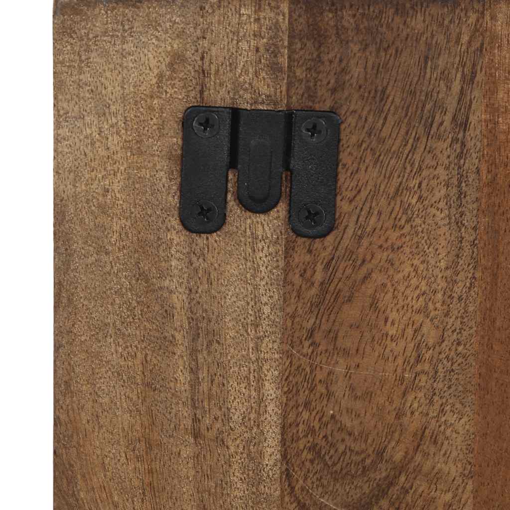 vidaXL Κομοδίνο Πολύχρωμο ντουλάπι 60x32x80cm Στερεό ξύλο αναγεννημένο