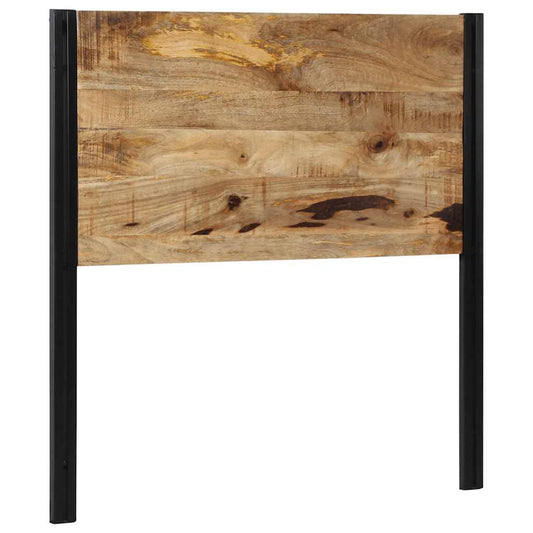 vidaXL κεφαλάρι 100 cm από μασίφ ξύλο Mango και σίδερο