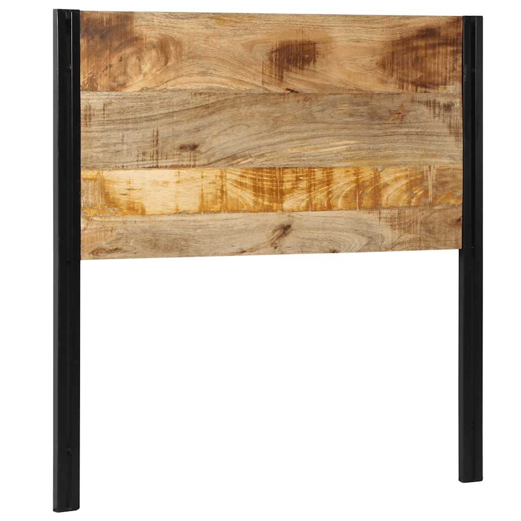 vidaXL κεφαλάρι 100 cm από μασίφ ξύλο Mango και σίδερο