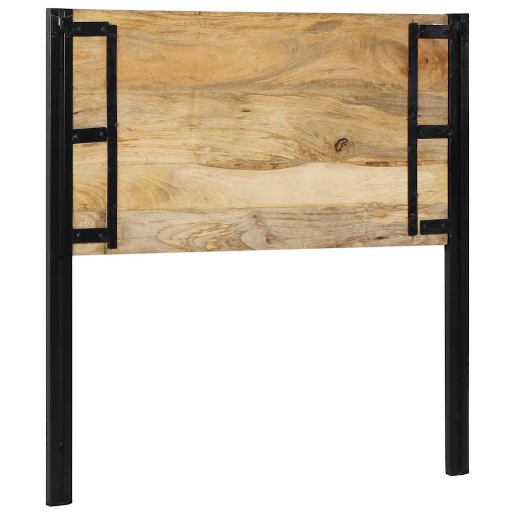 vidaXL κεφαλάρι 100 cm από μασίφ ξύλο Mango και σίδερο