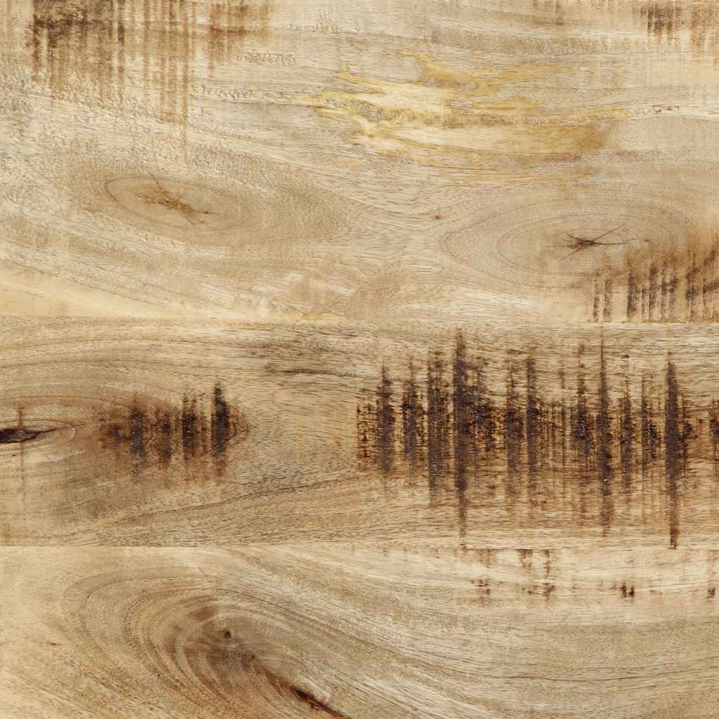 vidaXL κεφαλάρι 100 cm από μασίφ ξύλο Mango και σίδερο