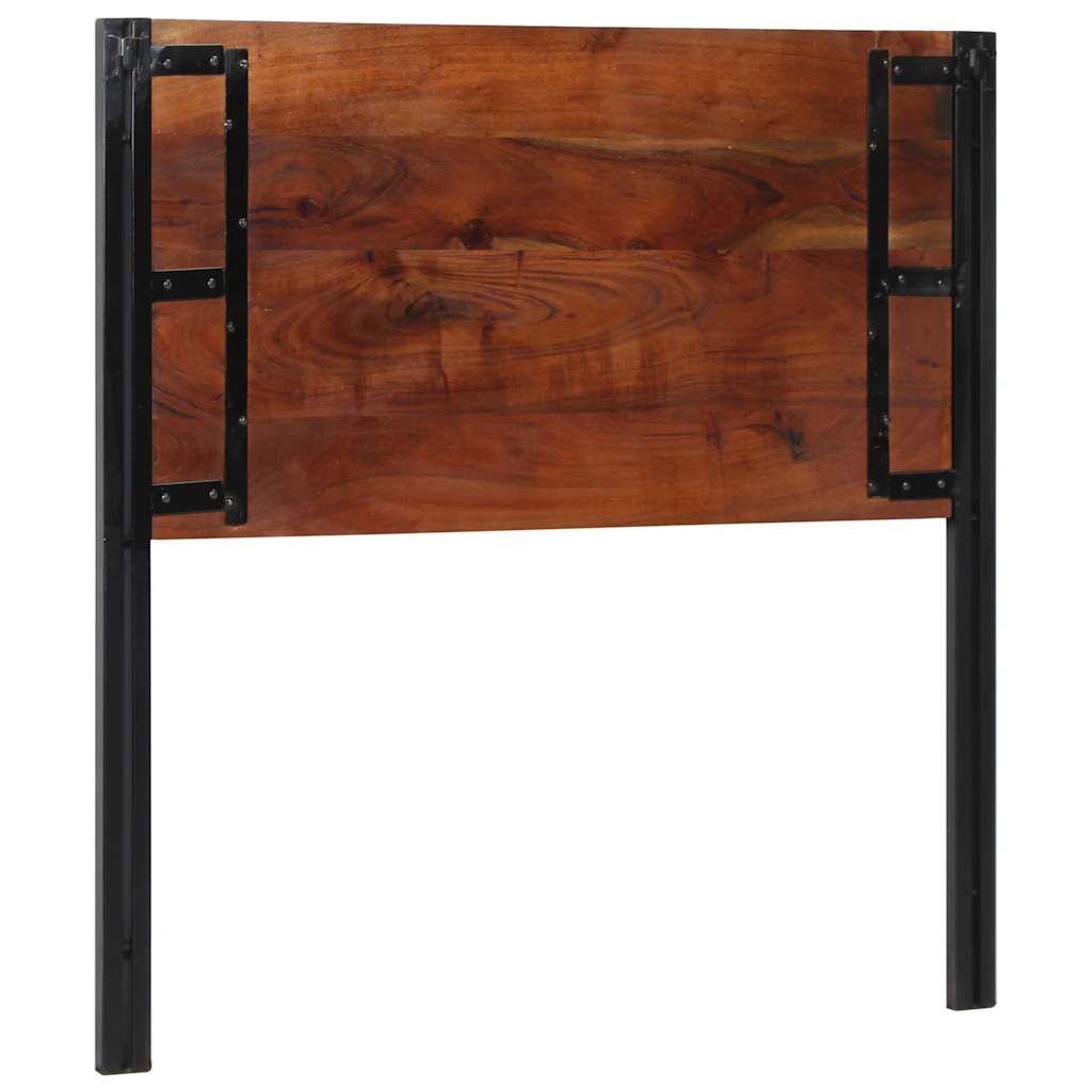 vidaXL κεφαλάρι 100 cm από μασίφ ξύλο και σίδερο