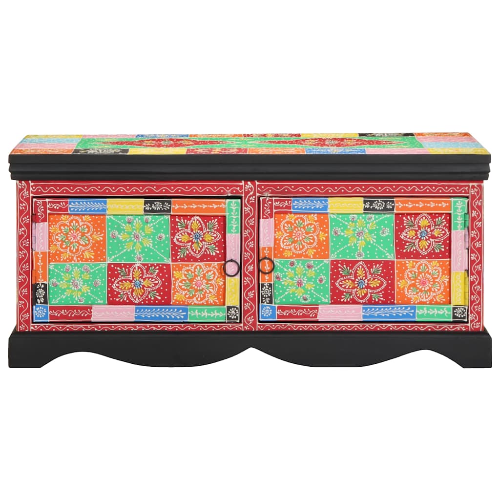 vidaXL Τραπεζάκι σαλονιού πολύχρωμο 90x50x40 cm μασίφ ξύλο Mango