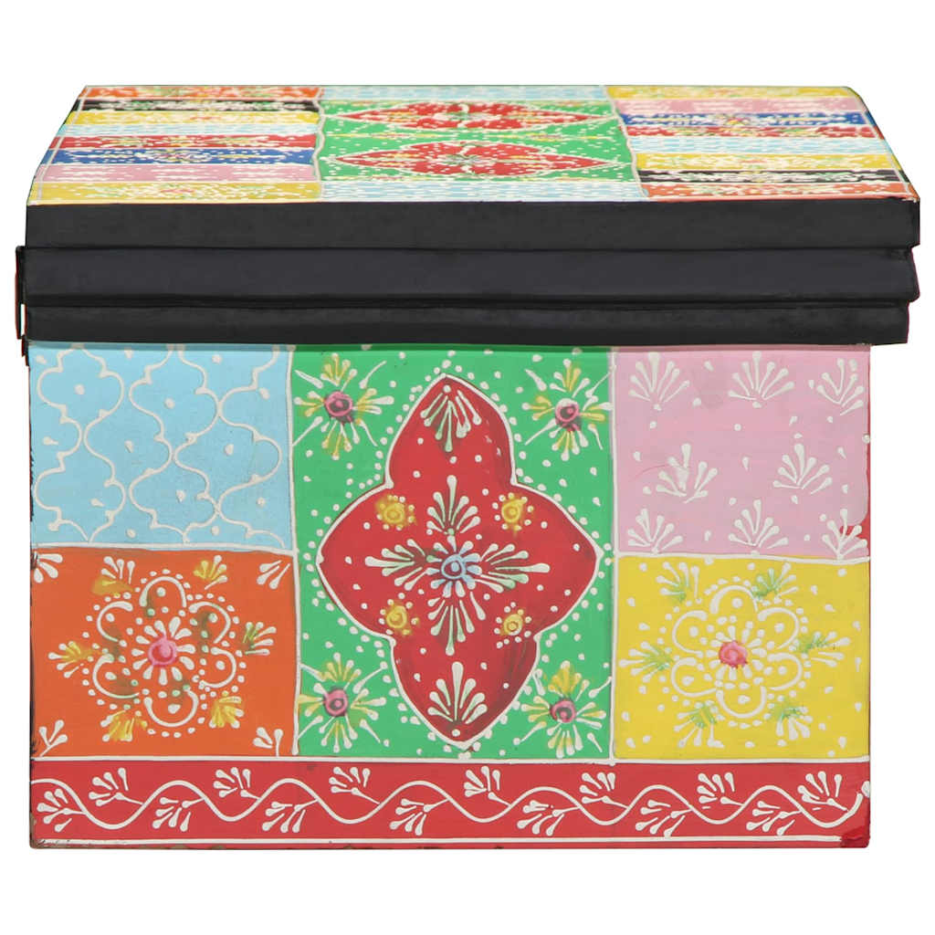 vidaXL Ντουλάπι TV Πολύχρωμο 80 x 30 x 22 εκ Επεξεργασμένο ξύλο