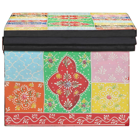 vidaXL Ντουλάπι TV Πολύχρωμο 80 x 30 x 22 εκ Επεξεργασμένο ξύλο