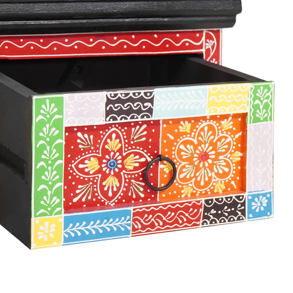 vidaXL Ντουλάπι TV Πολύχρωμο 60 x 30 x 24 εκ Μασίφ ξύλο μάνγκο