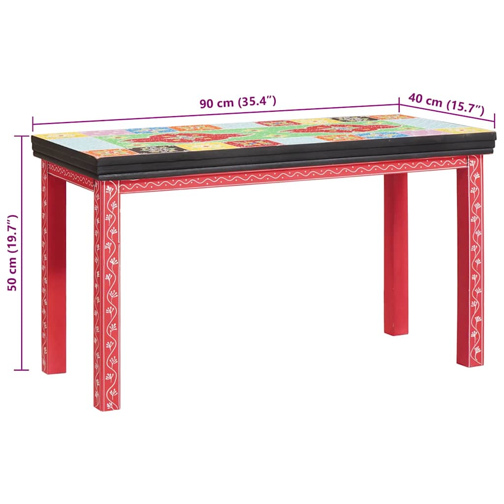 vidaXL Τραπέζι Σαλονιού με Στηρίγματα Καφέ 38 x 38 x 41.5 εκ