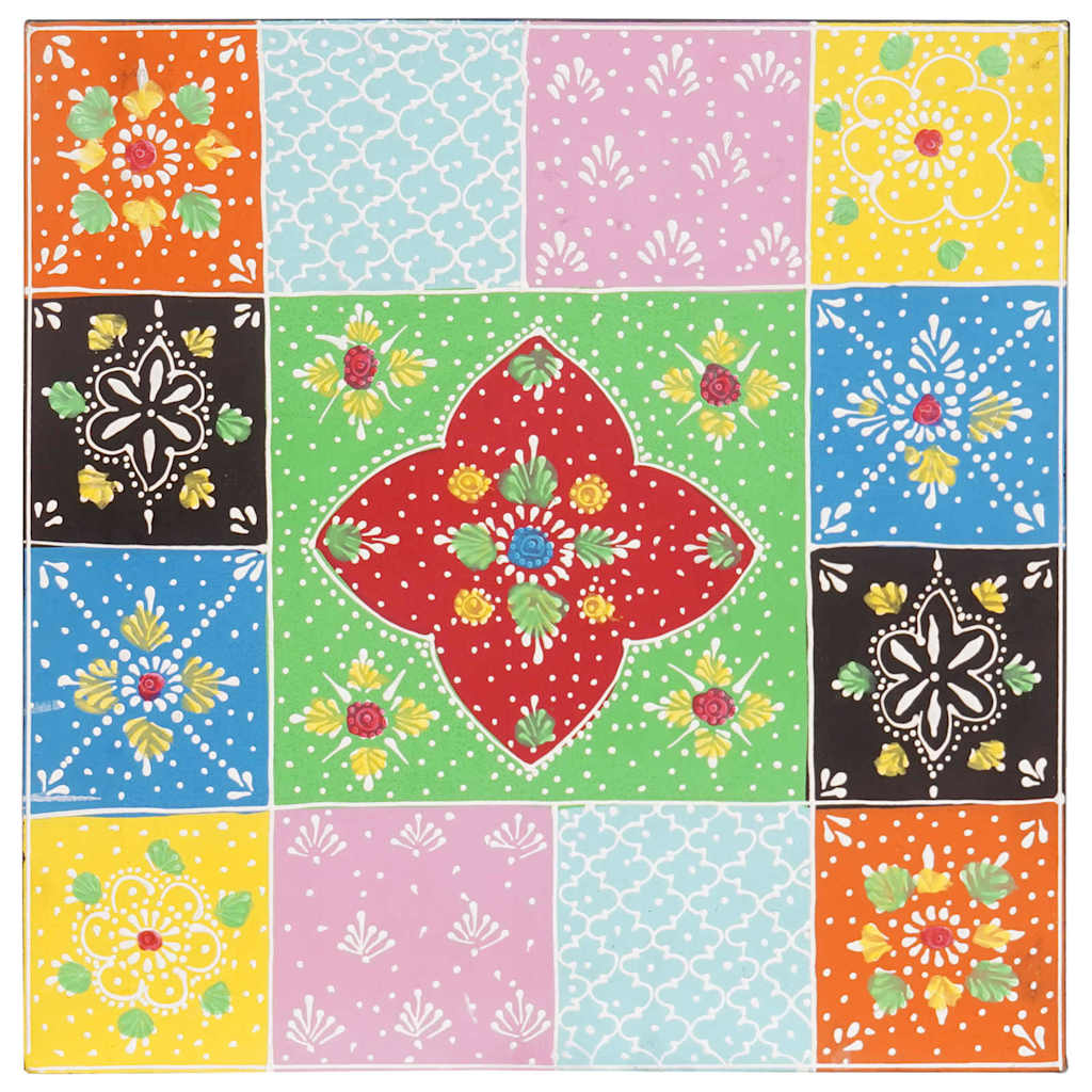 vidaXL Τραπέζι Σαλονιού με Στηρίγματα Καφέ 38 x 38 x 41.5 εκ