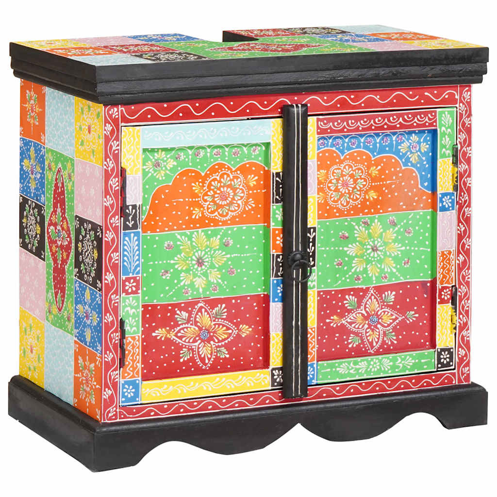 vidaXL Ντουλάπι νιπτήρα με πόρτα 60 x 35 x 55 εκ