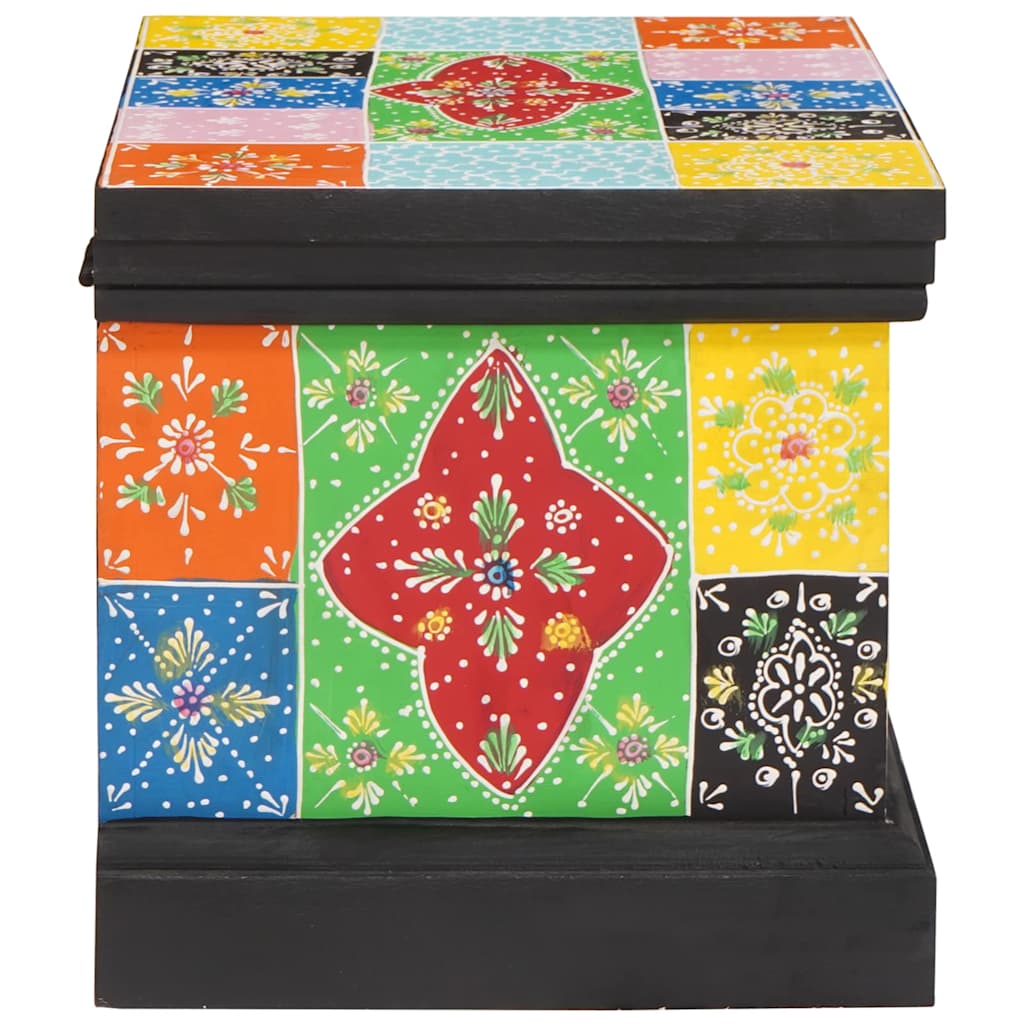 vidaXL κουτί αποθήκευσης vitaXL 40x30x30 cm Στερεό Ξύλο Μαγκά