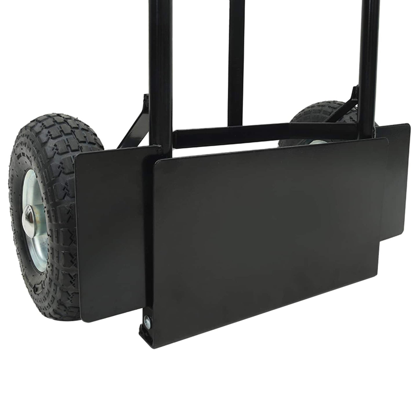 vidaXL Χειροκίνητο Καρότσι Μαύρο και Κόκκινο 57 x 46 x 113 εκ. Ατσάλι