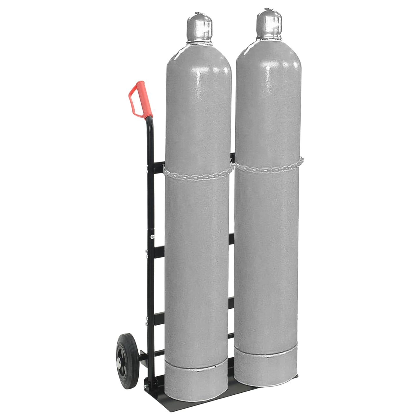 vidaXL Χειροκίνητο Καρότσι Μαύρο και Κόκκινο 63 x 43,5 x 110 εκ Ατσάλι