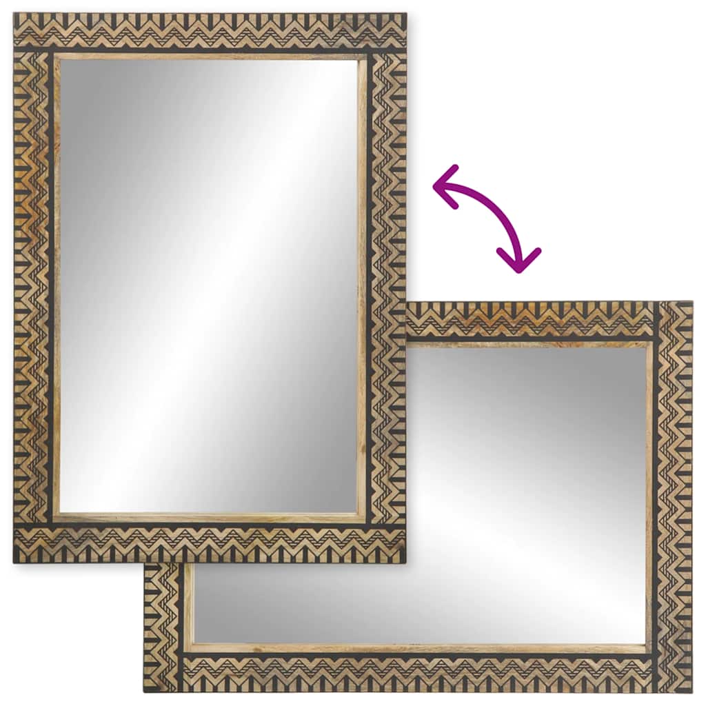 vidaXL Έπιπλα Μπάνιου Σετ 5 Τεμαχίων από Μασίφ Ξύλο Μάνγκο