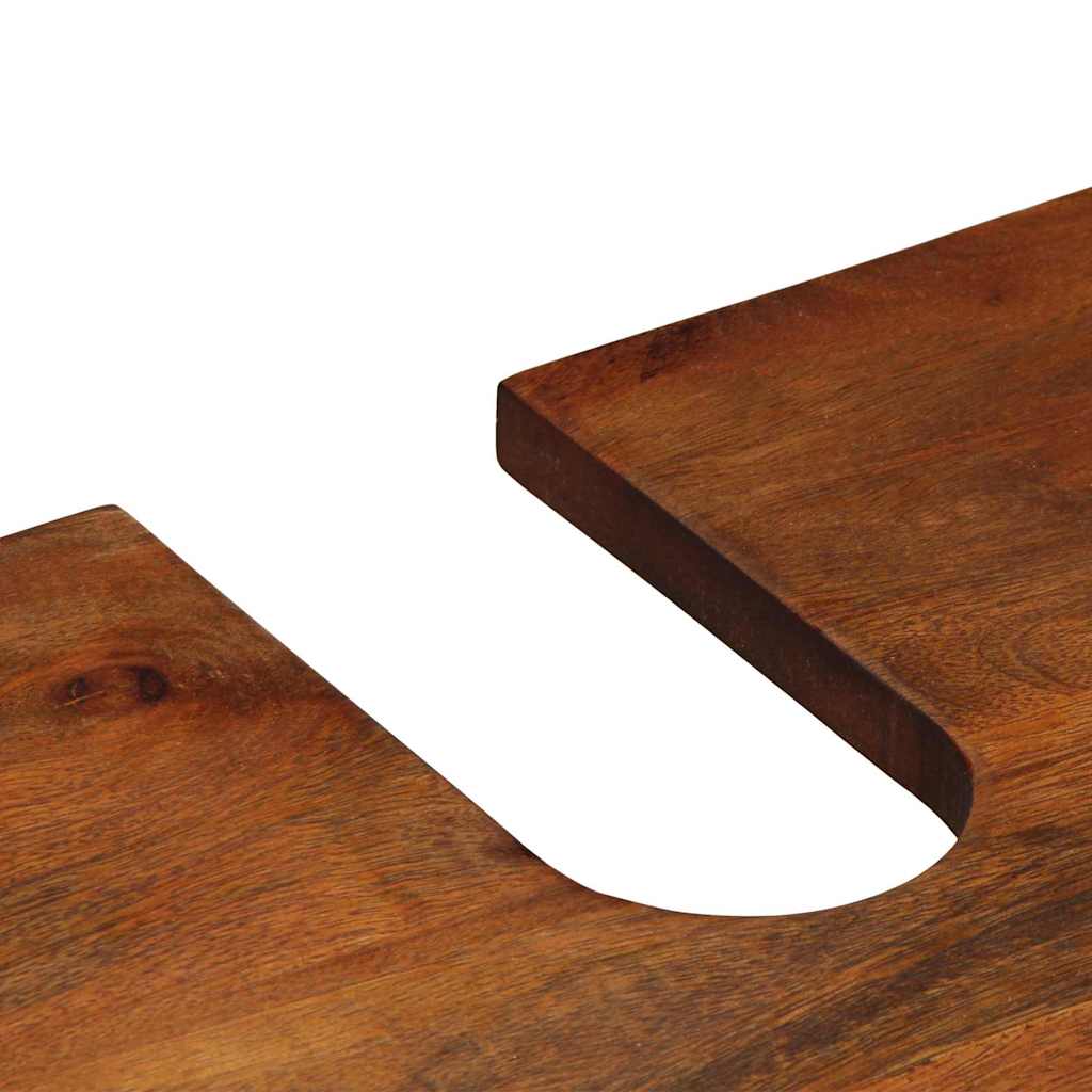 vidaXL Σετ Επίπλων Μπάνιου Επιτοίχιο 4 pcs Καφέ 62 x 33 x 58 εκ.