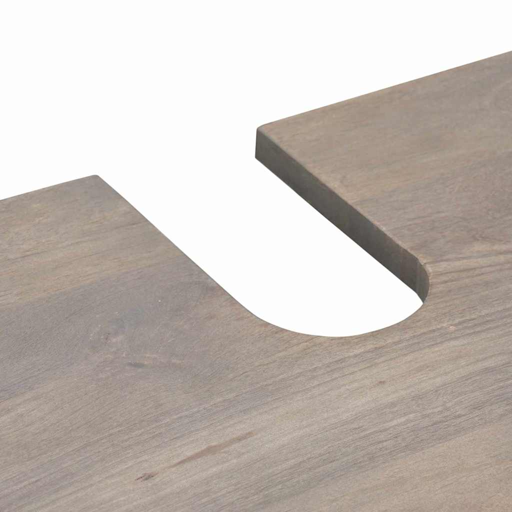 vidaXL Σετ Επίπλων Μπάνιου με συρτάρι 5 pcs Γκρι 62 x 33 x 58 εκ.