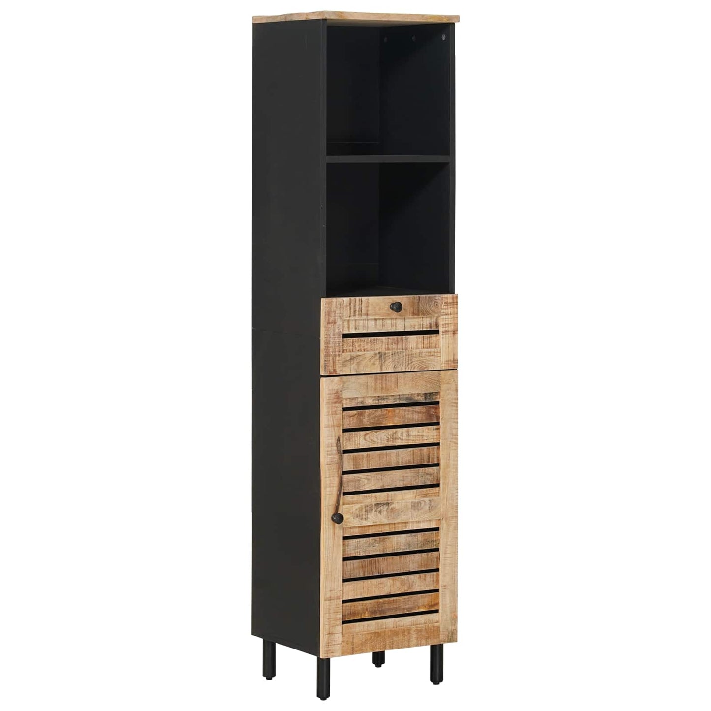 vidaXL Σετ Ντουλαπιών Μπάνιου 4 τμχ. Φυσικό 38 x 33 x 160 εκ.