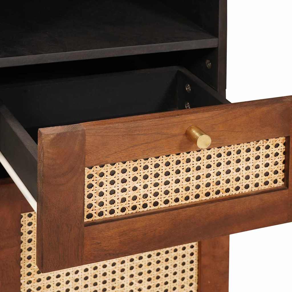 vidaXL Έπιπλα μπάνιου με συρτάρι Επιτοίχιο 4 pcs 38 x 33 x 160 εκ.