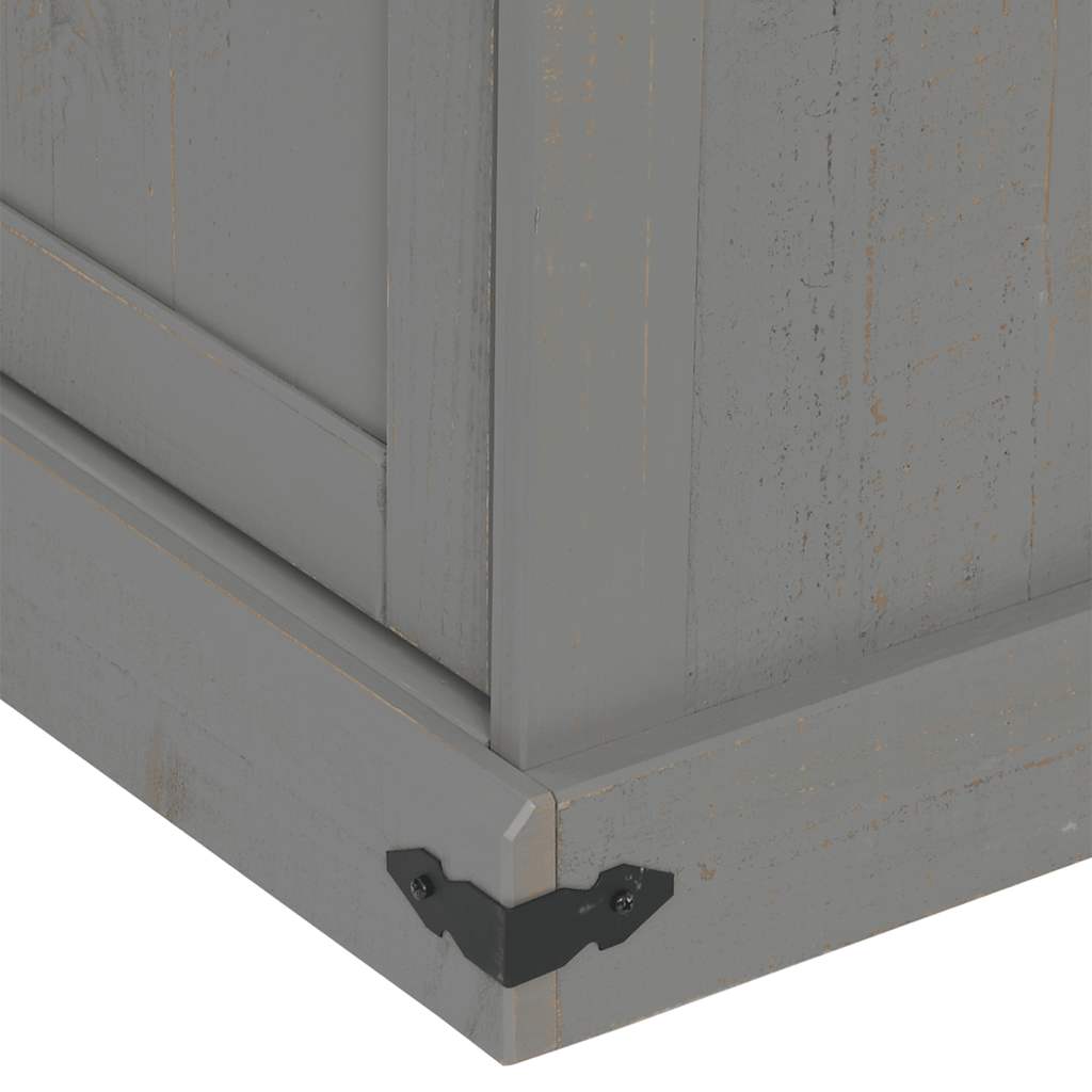 vidaXL ντουλάπι τηλεόρασης HALDEN 2 συρόμενες πόρτες γκρι 150x40x60 cm