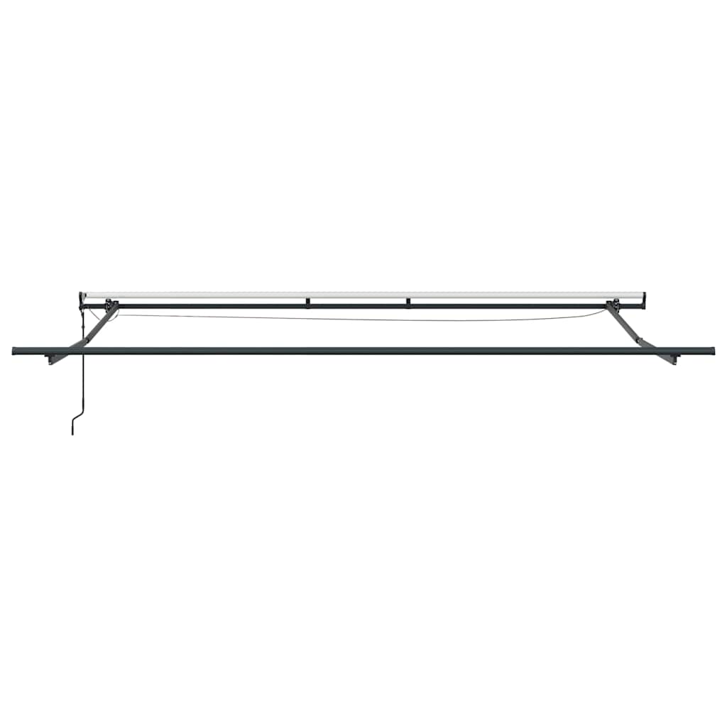 vidaXL Τέντα Πτυσσόμενη Αυτόματη με LED Μπορντό 400x300 εκ.