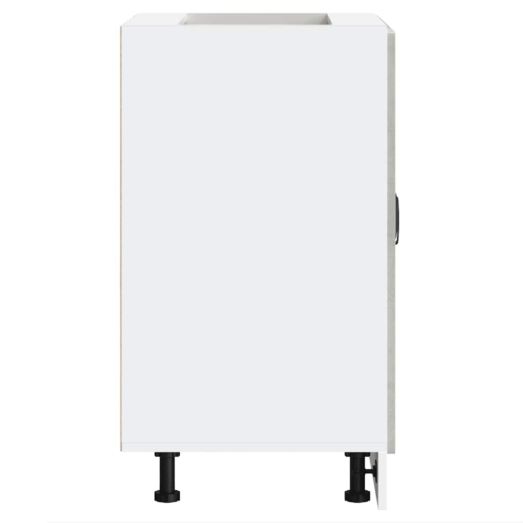 vidaXL Ντουλάπι βάσης νεροχύτη Kalmar Γκρι Σκυροδέματος 60x46x81,5 εκ.