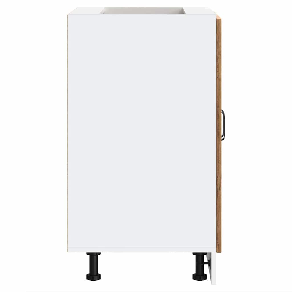 vidaXL Ντουλάπι βάσης νεροχύτη Kalmar Παλαιού Ξύλου 60x46x81,5 εκ.