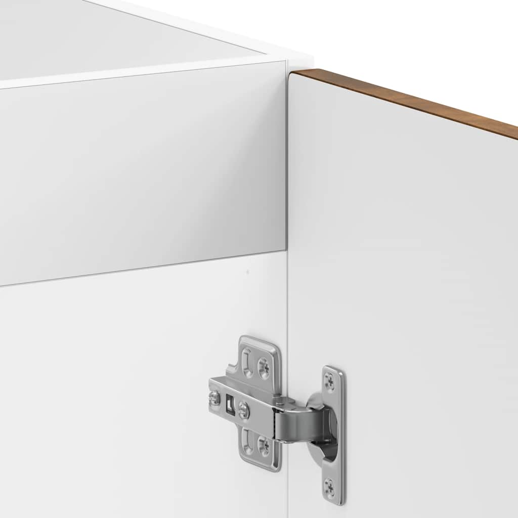 vidaXL Ντουλάπι βάσης νεροχύτη Kalmar Καπνιστή δρυς 80x46x81,5 εκ.