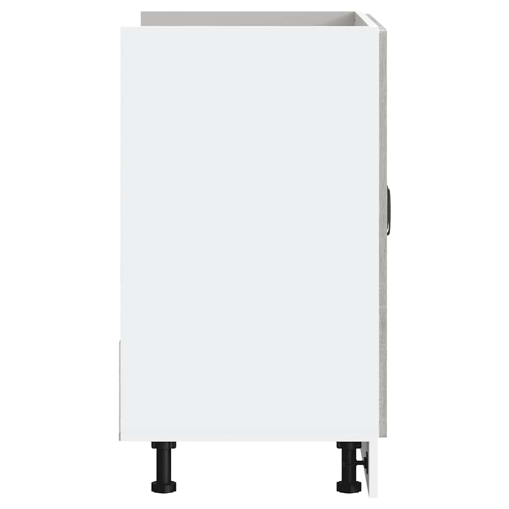 vidaXL Ντουλάπι βάσης νεροχύτη "Kalmar" Γκρι Sonoma 80x46x81,5 cm