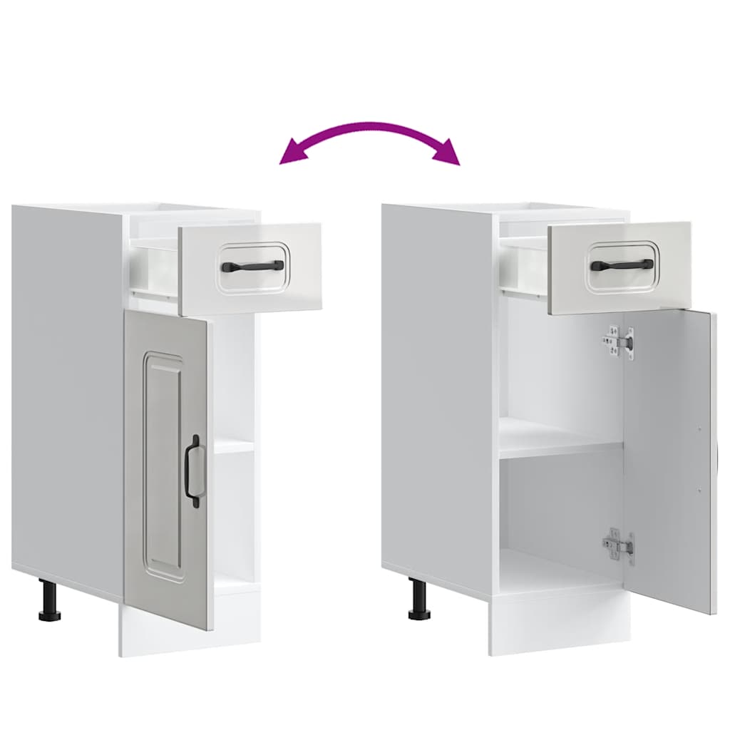 vidaXL ντουλάπι βάσης κουζίνας Kalmar από Επεξεργασμένο Ξύλο