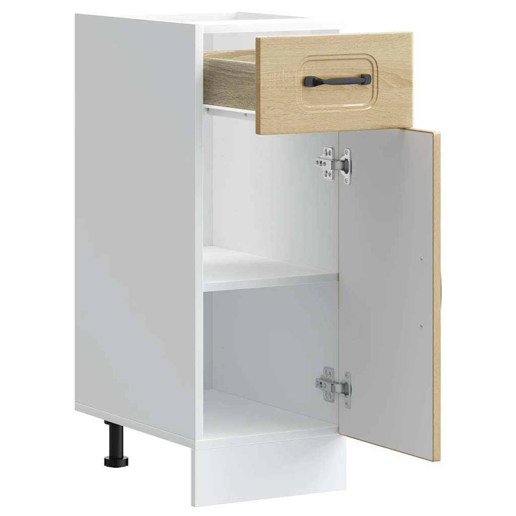 vidaXL ντουλάπι βάσης κουζίνας Kalmar Sonoma δρυς Επεξεργασμένο Ξύλο